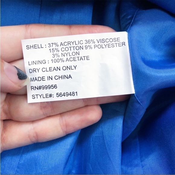 Shoshanna Blue Helena Dress Blue Ombré Stripe Weave - Picture 3 of 15